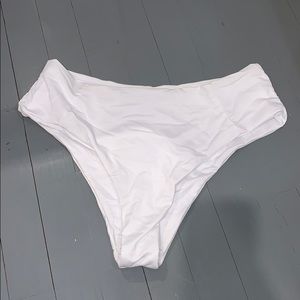 White bathing suit bottom